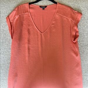 Express Orange and Pink Dolman Sleeve Blouse